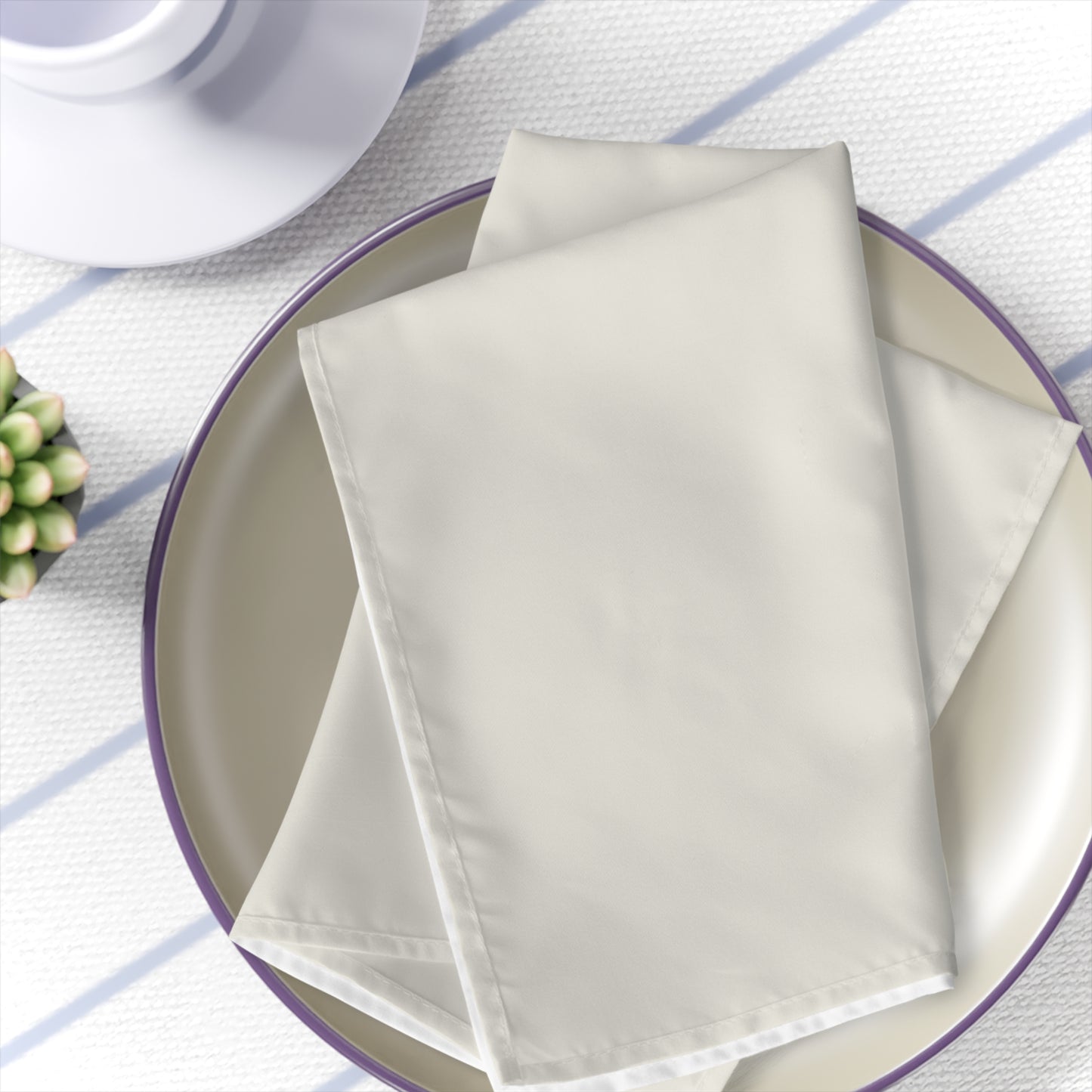True Holiday White Dove White Solids Napkins