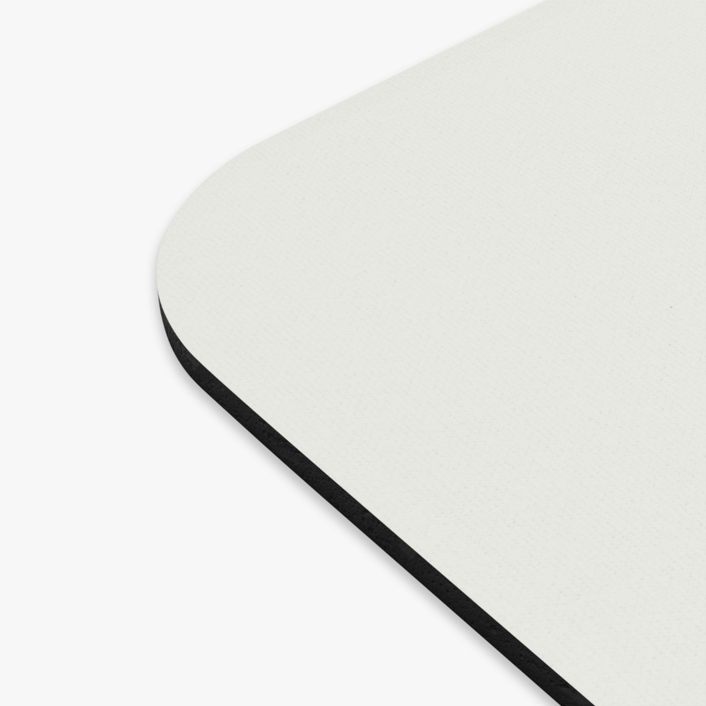 True Holiday White Heron White Solids Mouse Pad