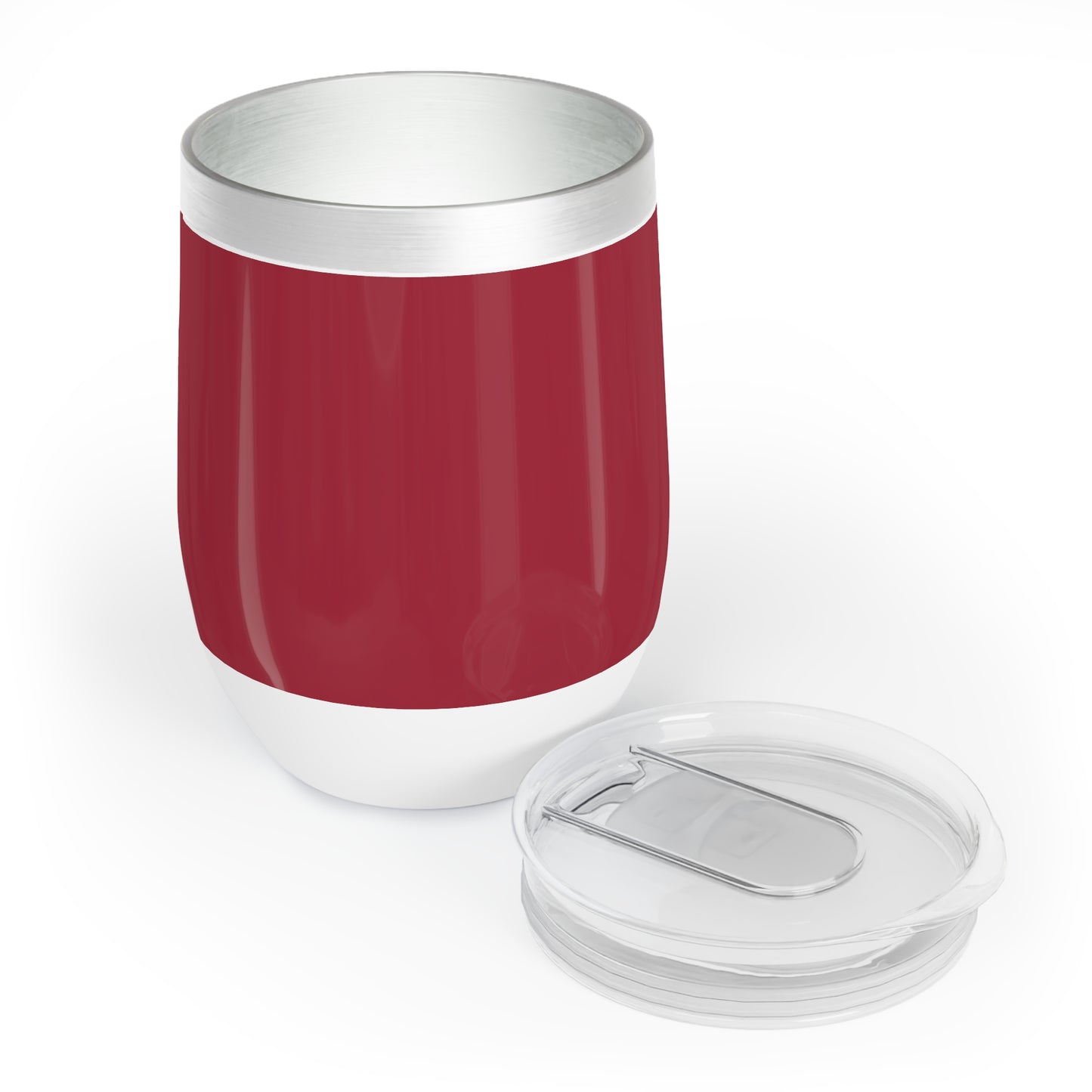 True Holiday Candy Cane Red Solids Chill Wine Tumbler