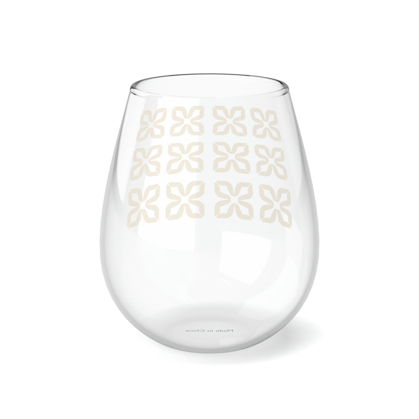 True Holiday Honeybee Solids 11.75oz Stemless Wine Glass