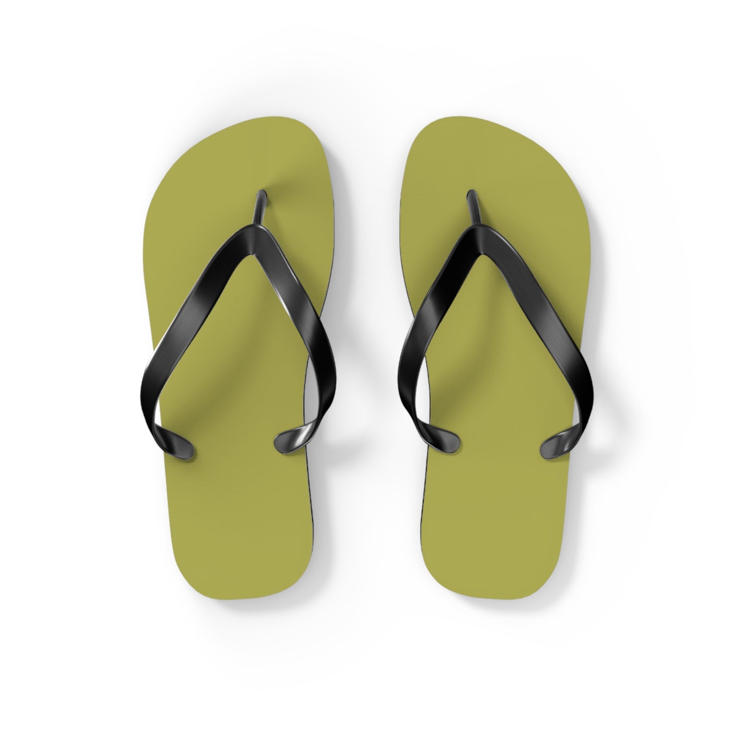 True Holiday Perennial Green Solids Flip Flops