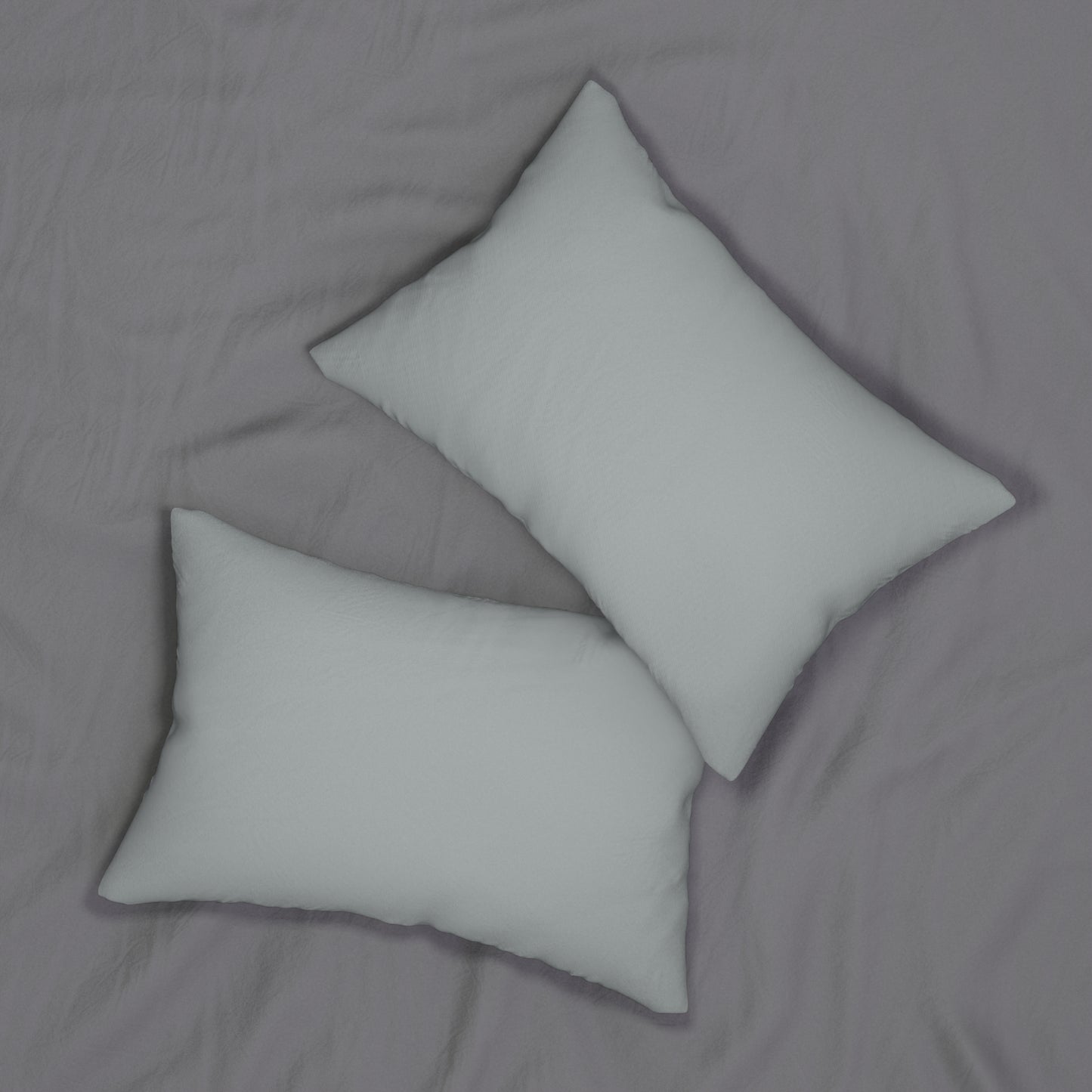 True Holiday Marina Gray Gray Solids 20" x 14" Rectangular Throw Pillow