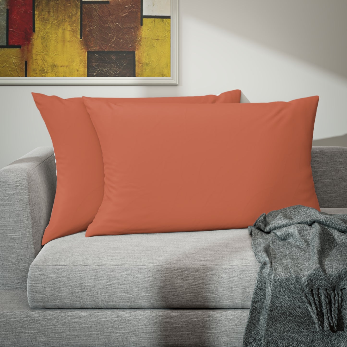 True Holiday Autumn Cover Orange Solids Pillow Sham