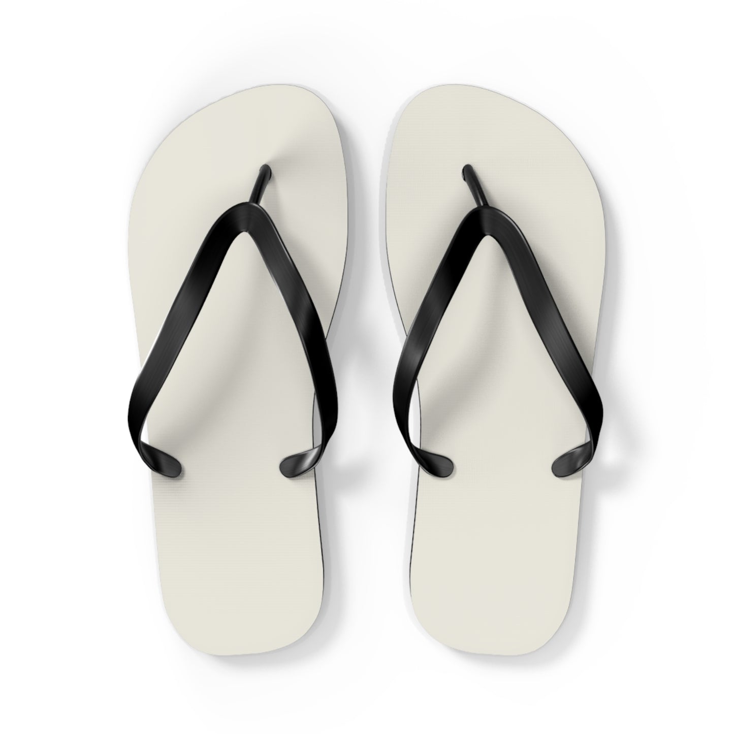 True Holiday Swiss Coffee White Solids Flip Flops