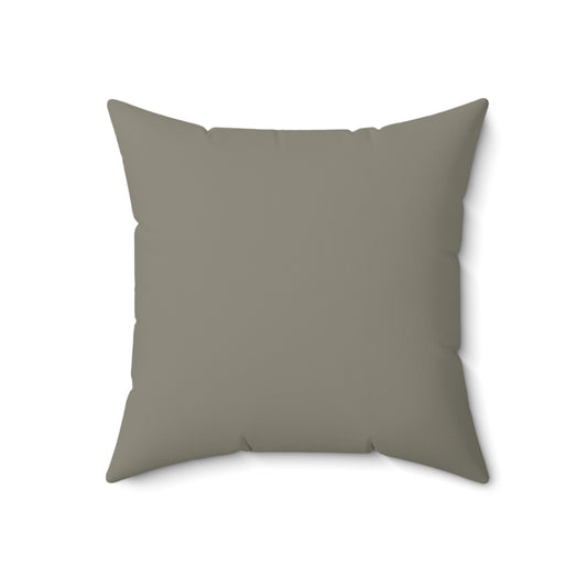 True Holiday Antique Pewter Green Solids 18" Square Throw Pillow