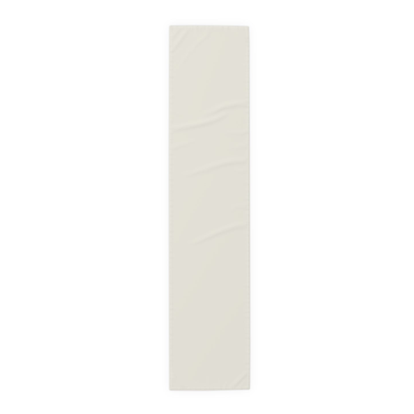 True Holiday Swiss Coffee White Solids Table Runner