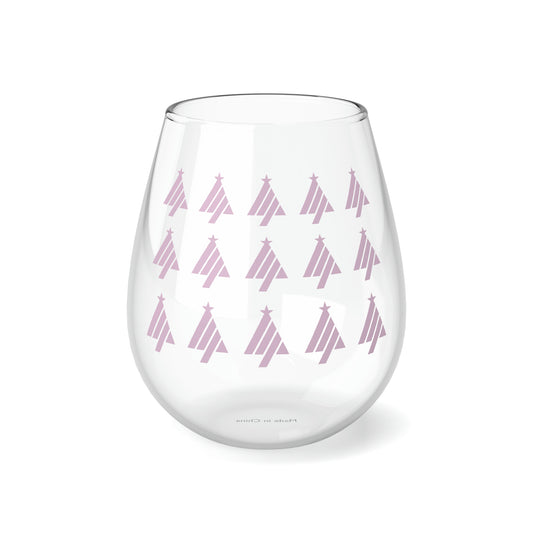 True Holiday Valentines Day Red Solids 11.75oz Stemless Wine Glass