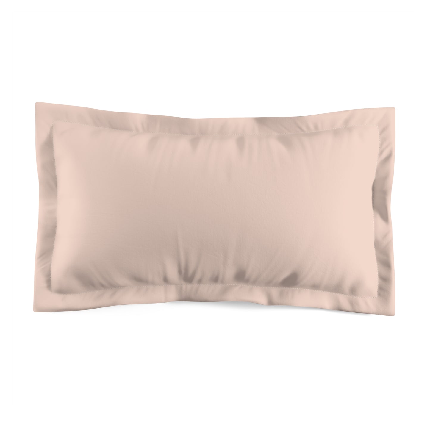 True Holiday Sunlit Coral Orange Solids Microfiber Pillow Sham