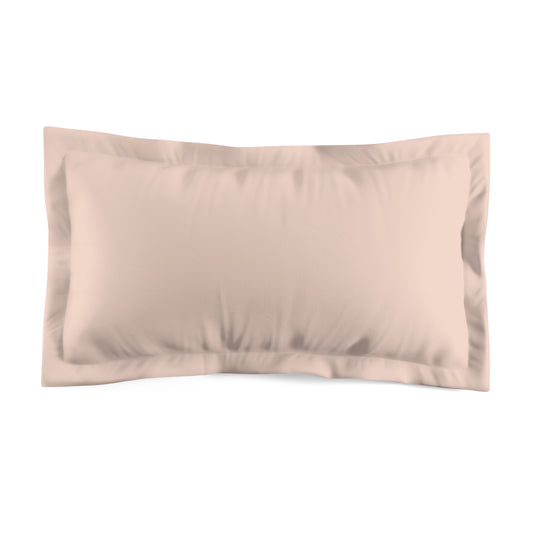 True Holiday Sunlit Coral Orange Solids Microfiber Pillow Sham