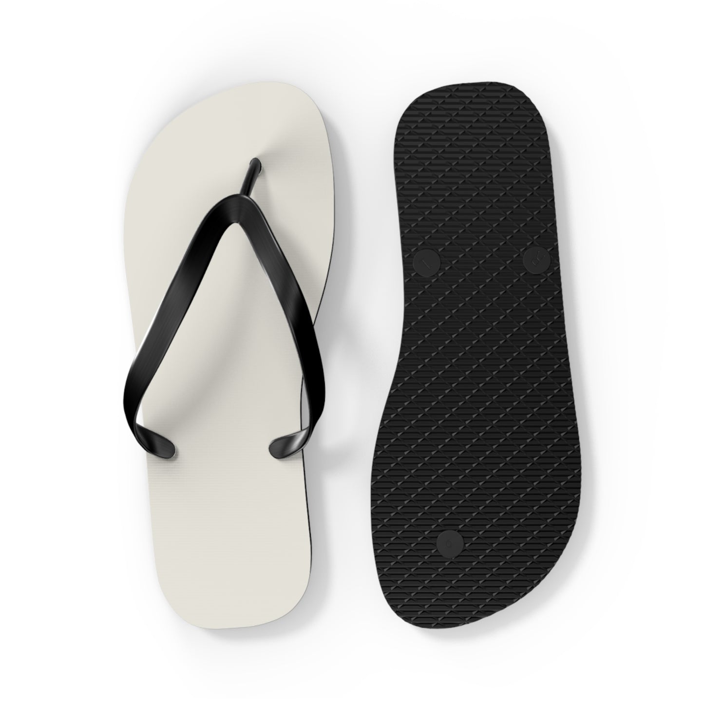 True Holiday White Dove White Solids Flip Flops