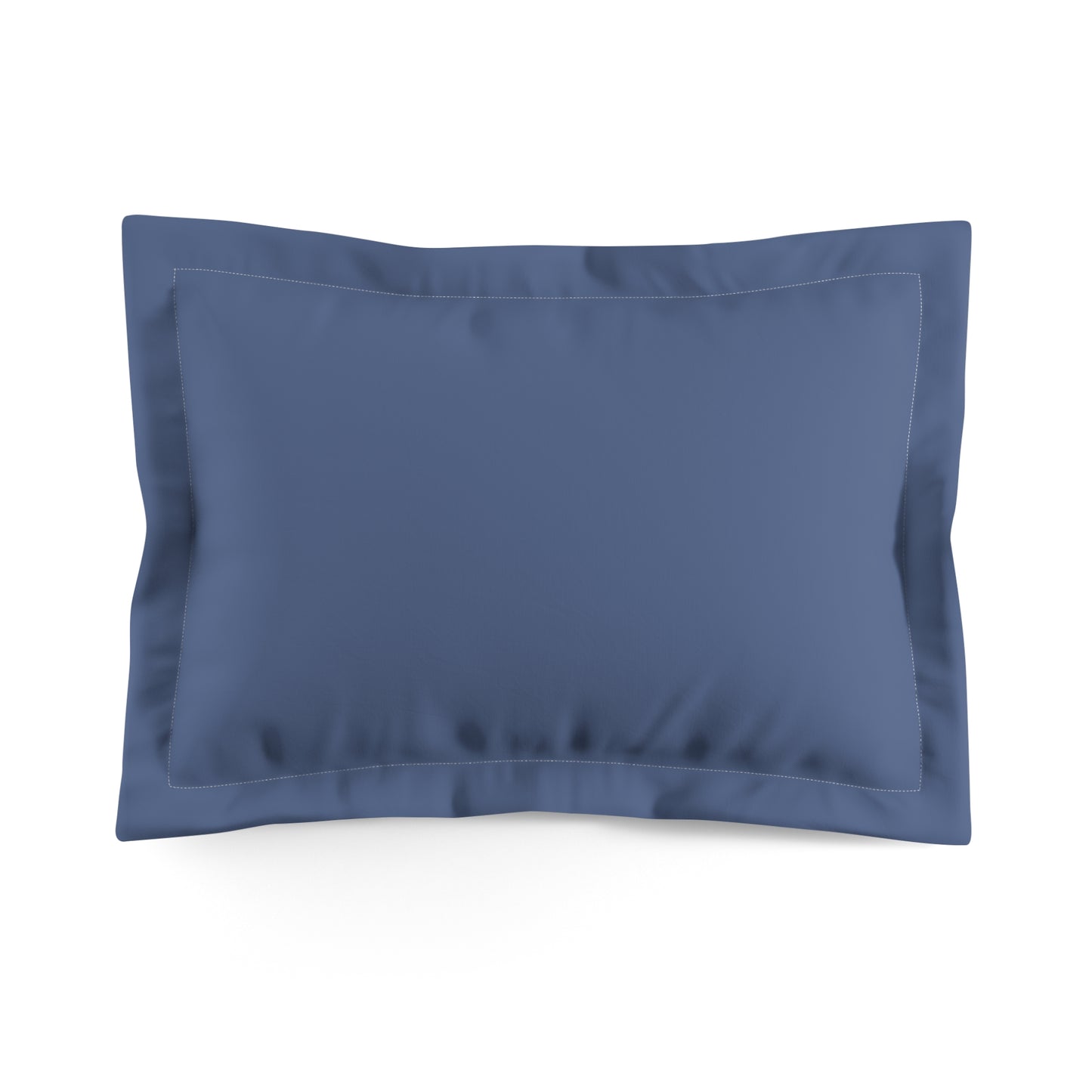 True Holiday Blue Nova Blue Solids Microfiber Pillow Sham