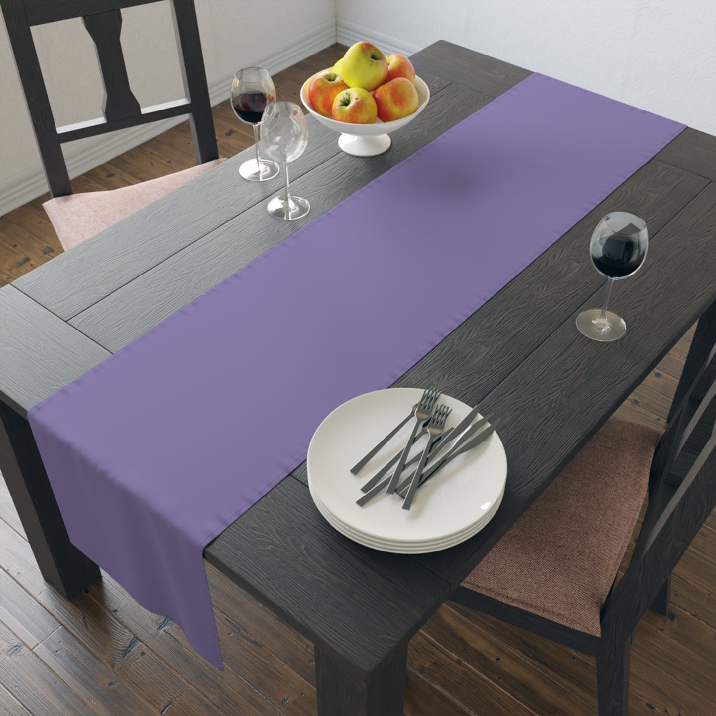 True Holiday Charmed Violet Purple Solids Table Runner