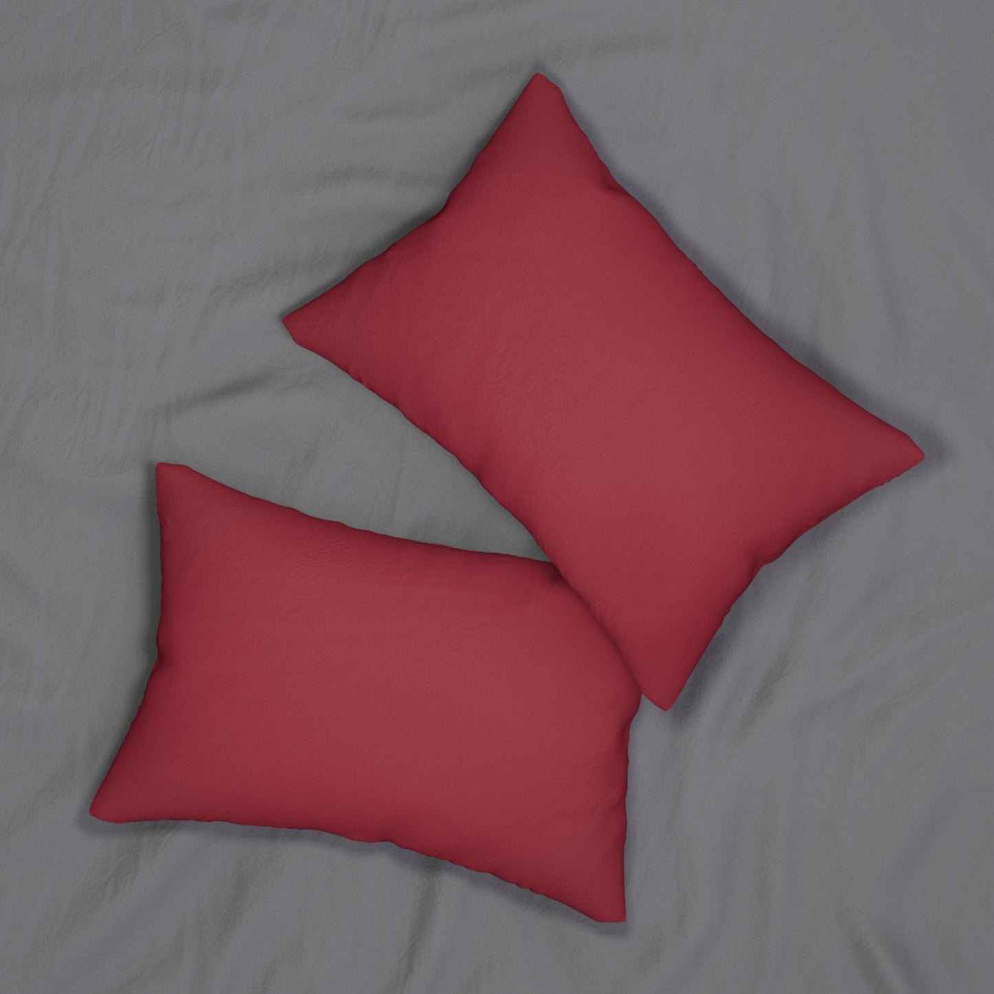 True Holiday Candy Cane Red Solids 20" x 14" Rectangular Throw Pillow