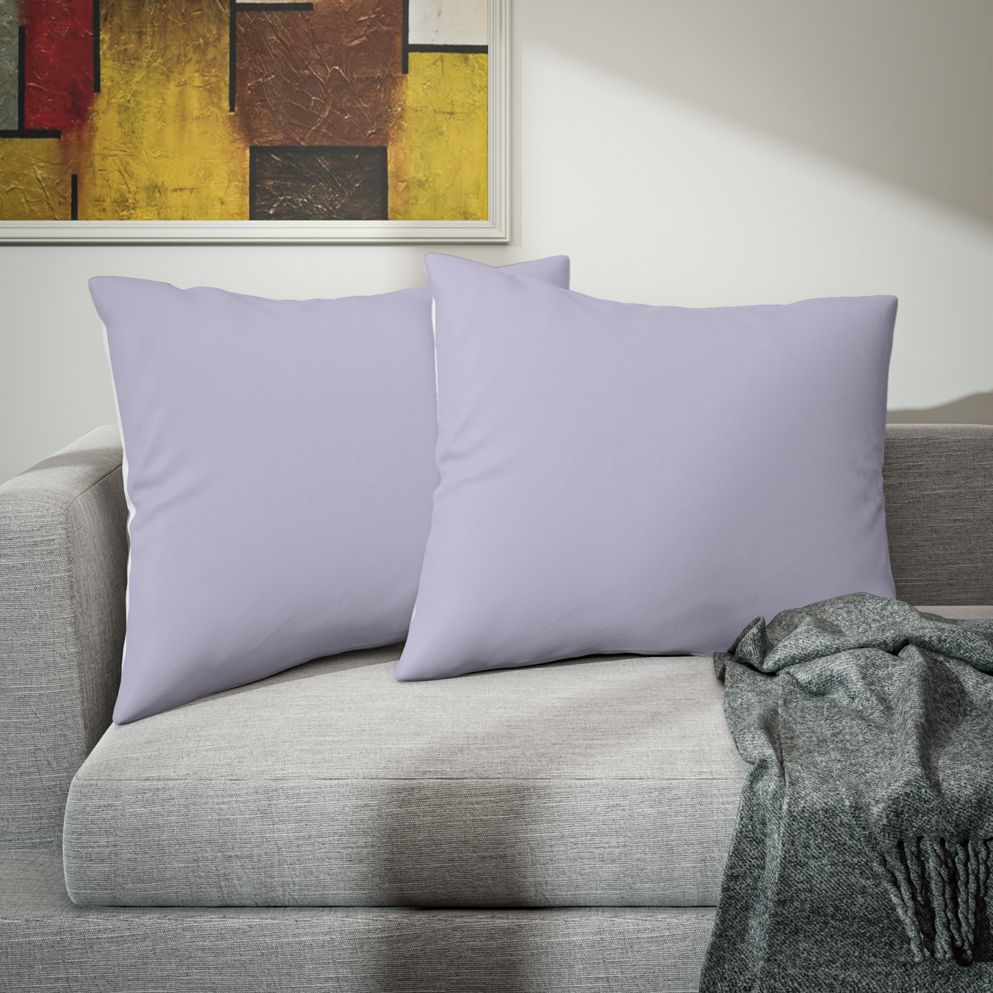 True Holiday Grape Ice Purple Solids Pillow Sham