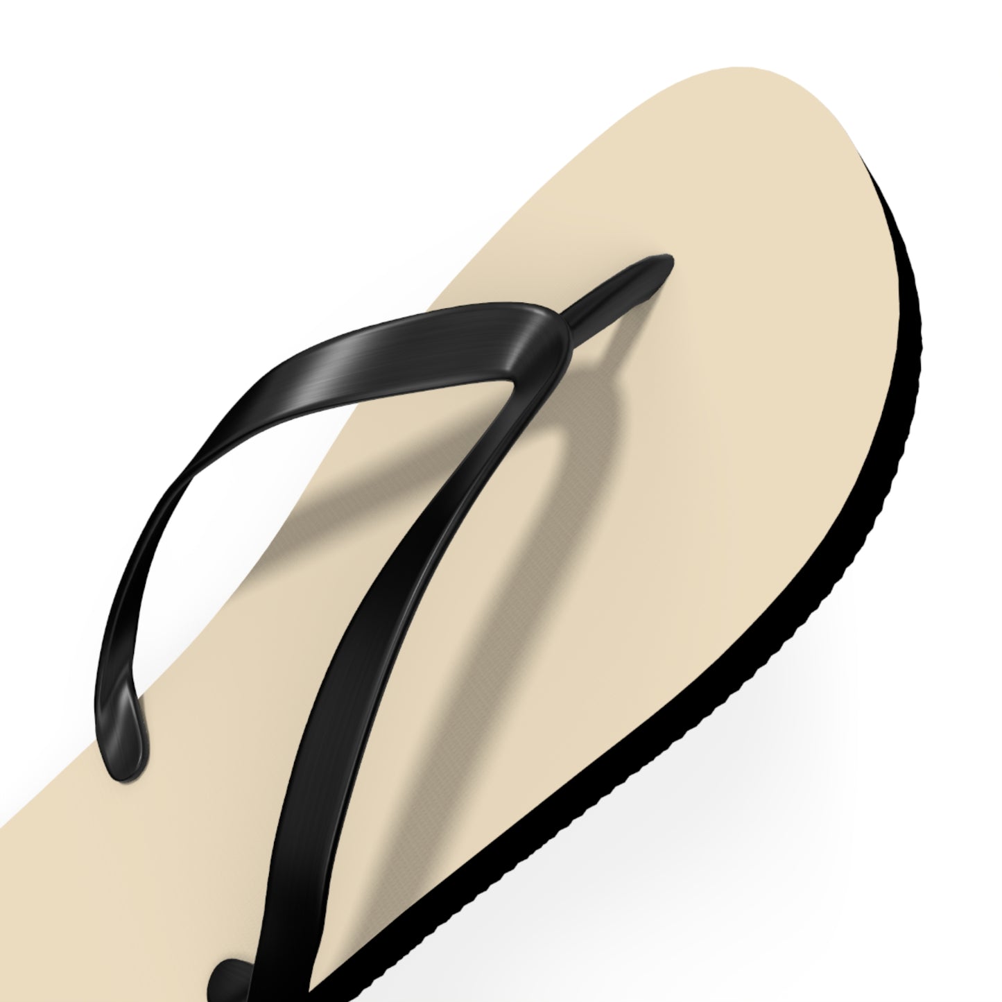 True Holiday Ivory Lustre Yellow Solids Flip Flops