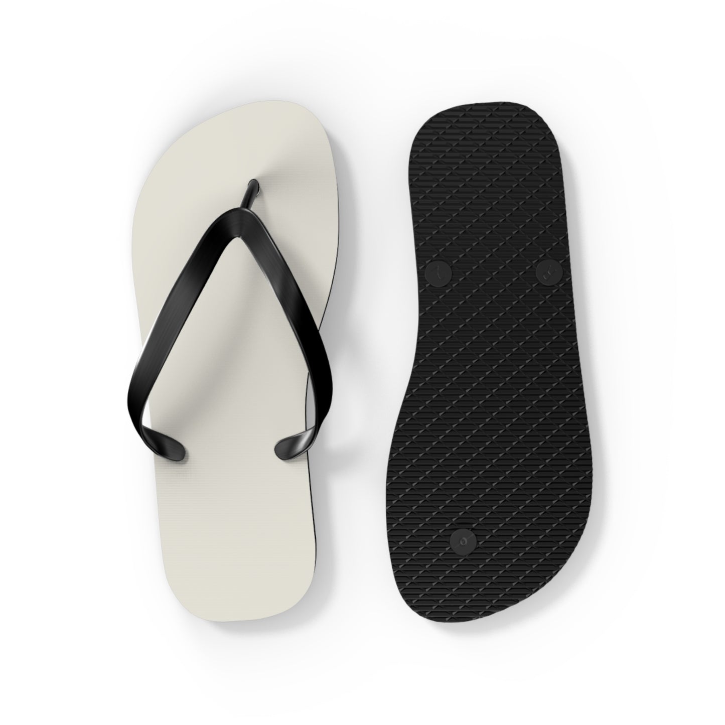 True Holiday Swiss Coffee White Solids Flip Flops
