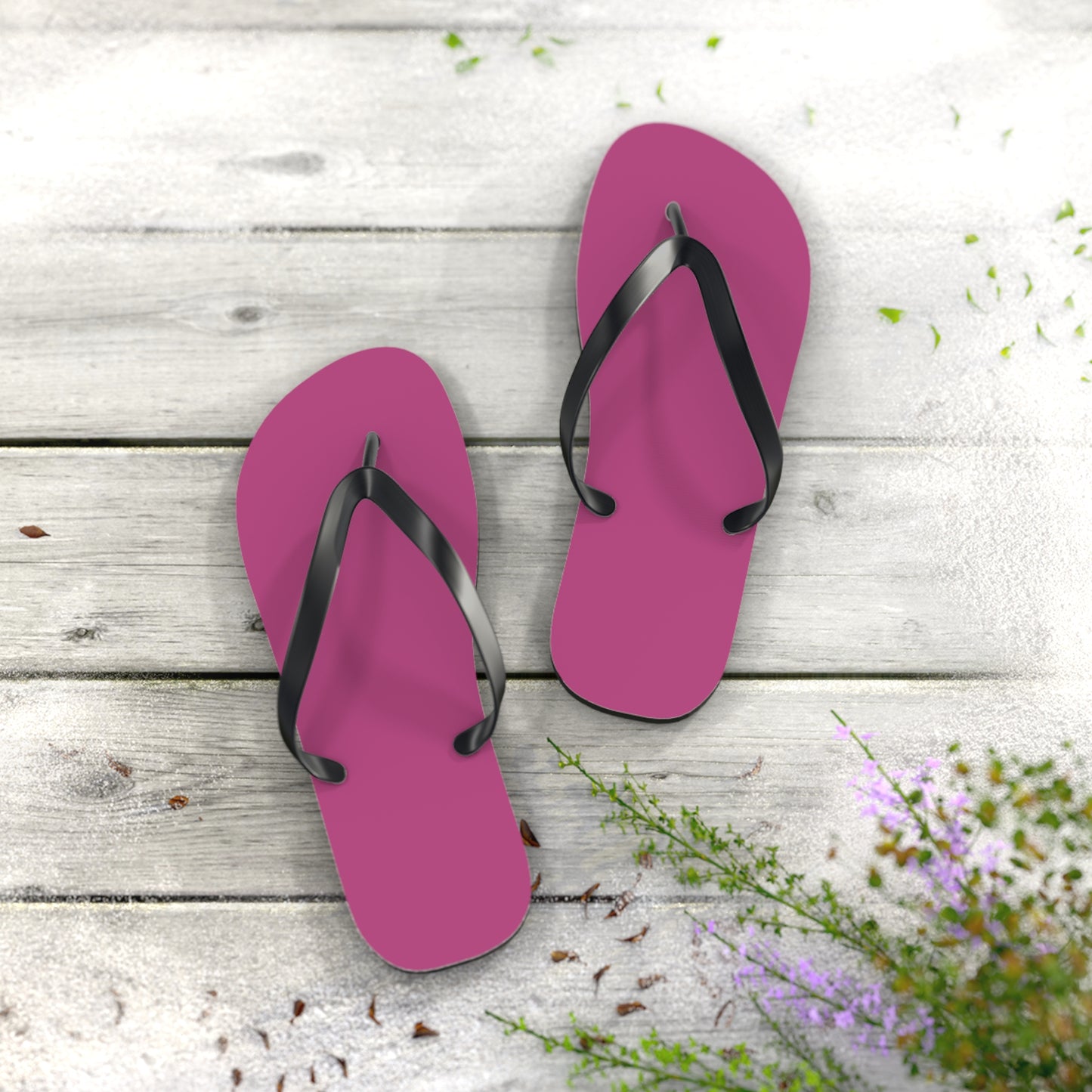 True Holiday Hot Lips Red Solids Flip Flops