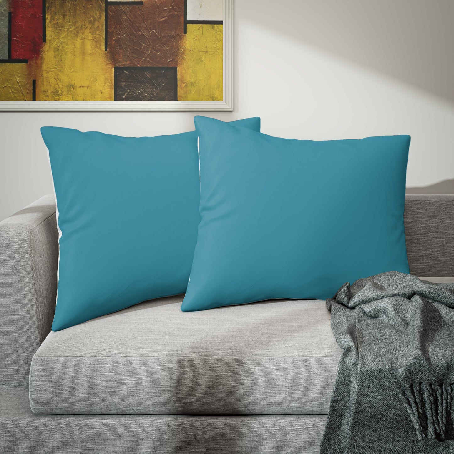 True Holiday Cool Blue Blue Solids Pillow Sham