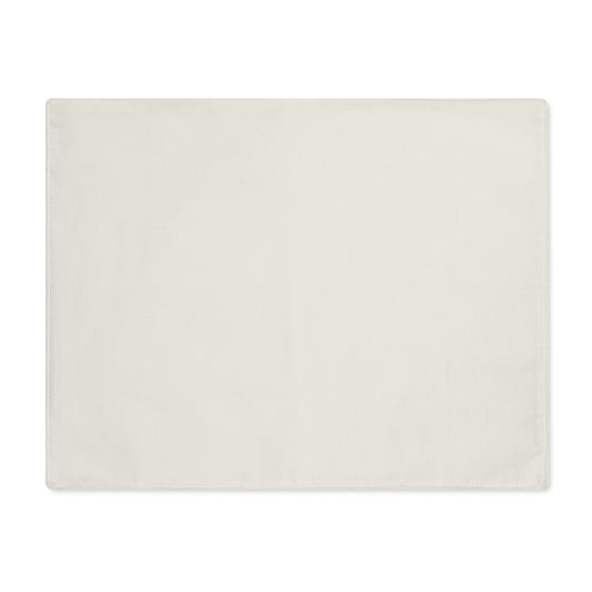 True Holiday White Dove White Solids Placemat
