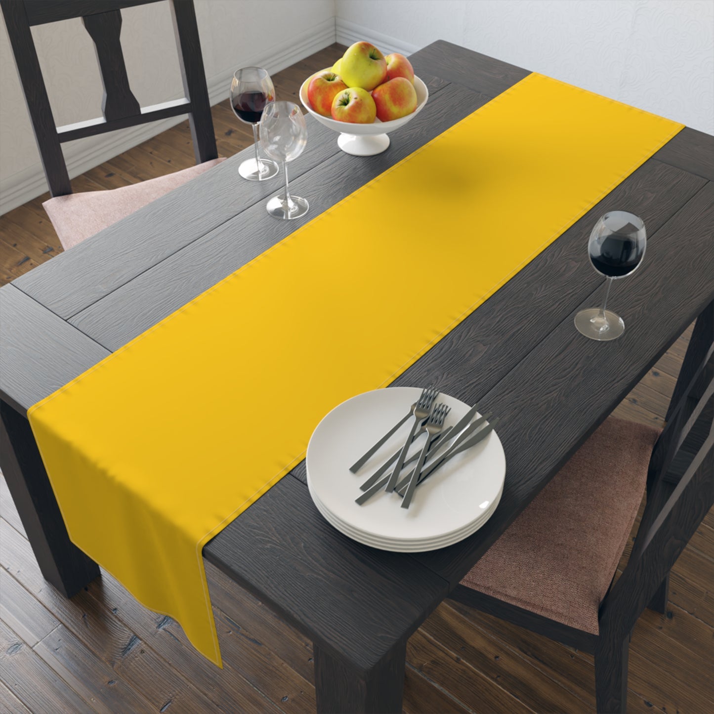 True Holiday Sun Kissed Yellow Solids Table Runner