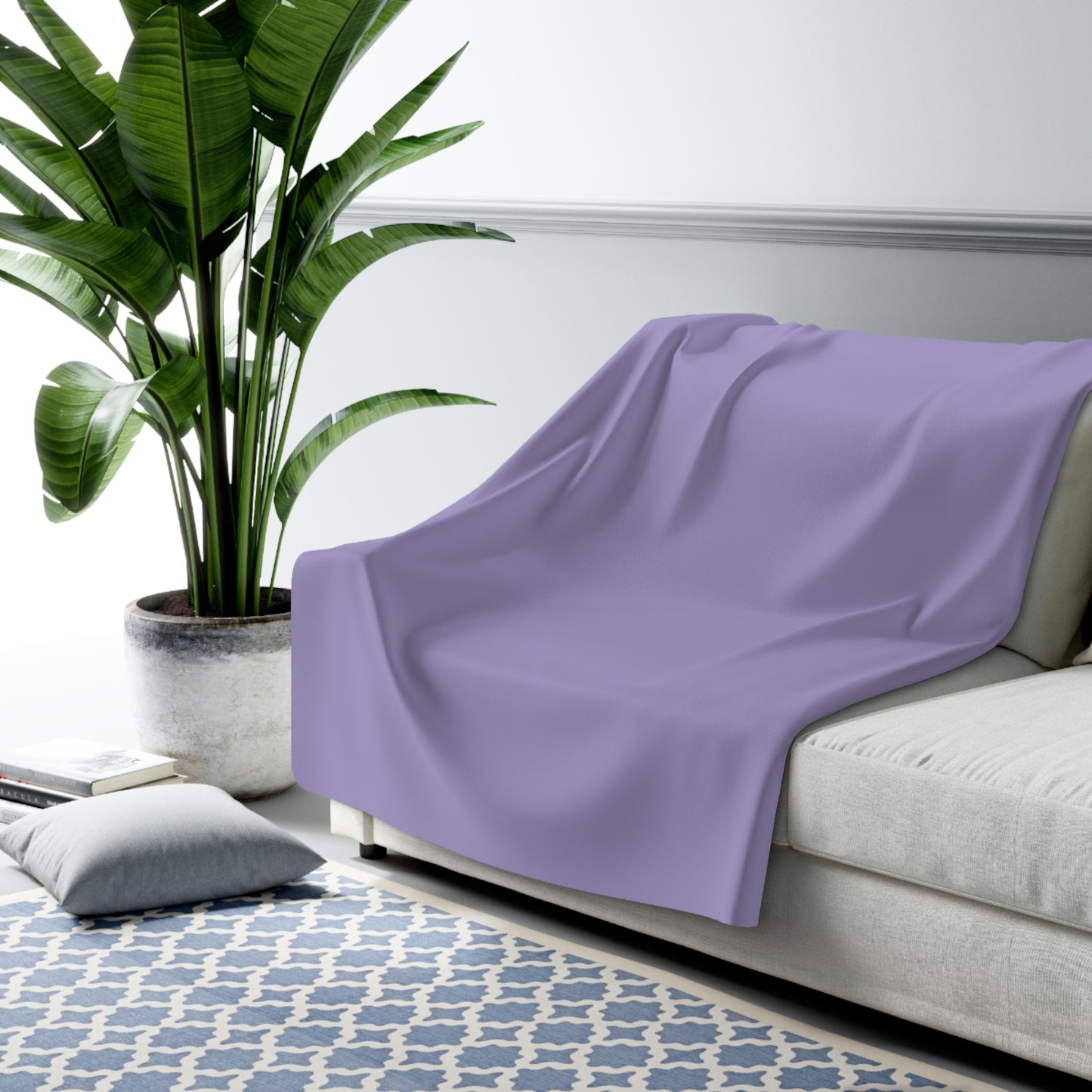 True Holiday Mighty Aphrodite Purple Solids Throw Blanket
