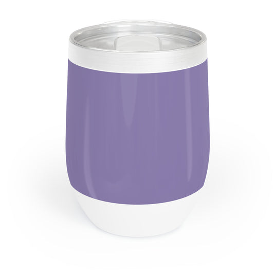 True Holiday Charmed Violet Purple Solids Chill Wine Tumbler