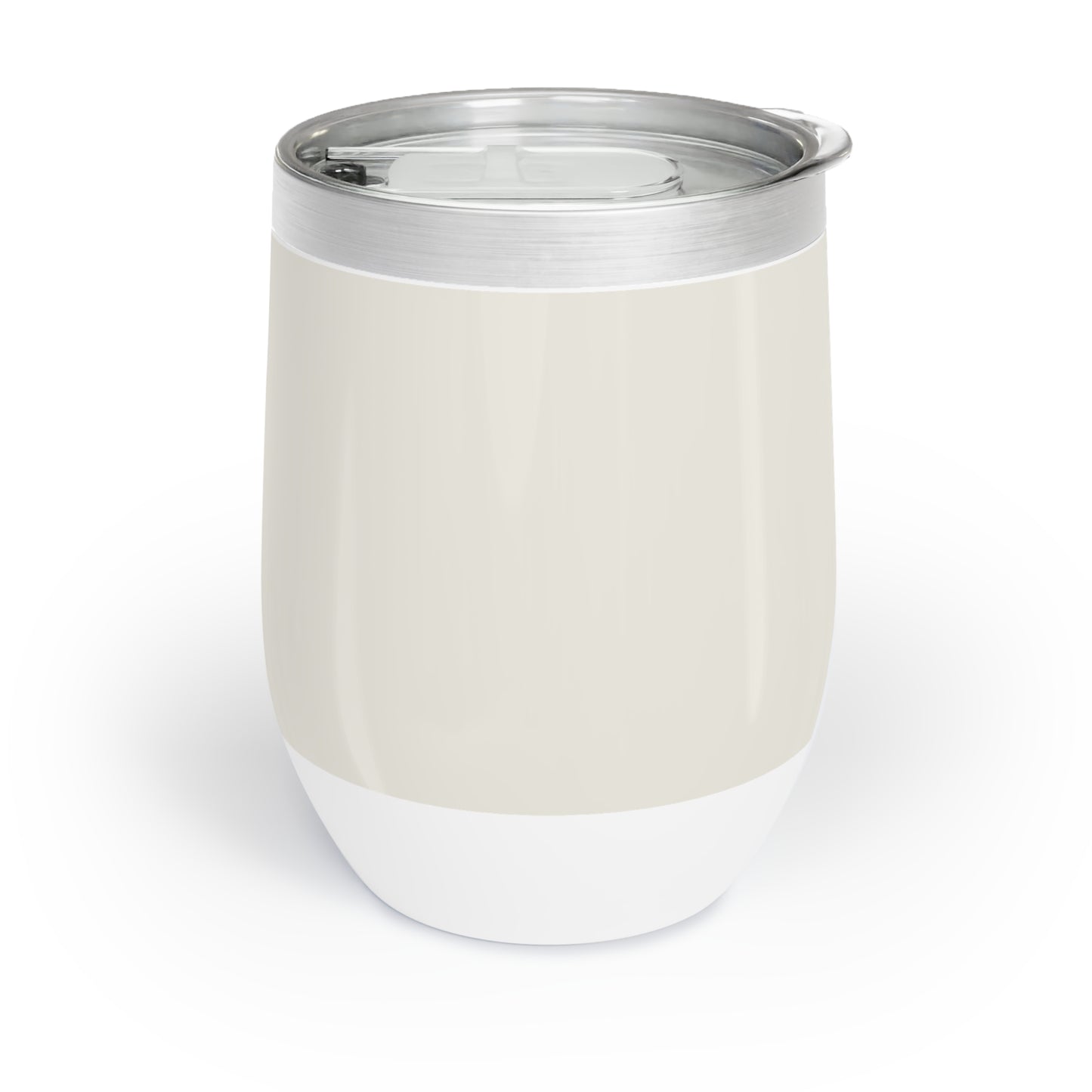 True Holiday White Dove White Solids Chill Wine Tumbler