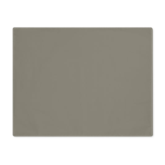 True Holiday Antique Pewter Green Solids Placemat
