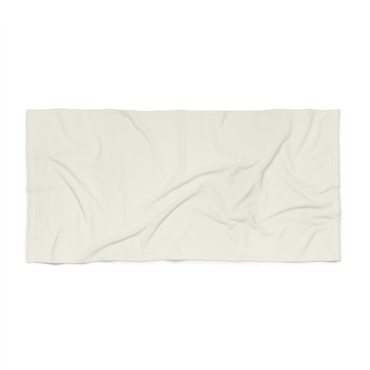 True Holiday Swiss Coffee Solids Beach & Pool Towel