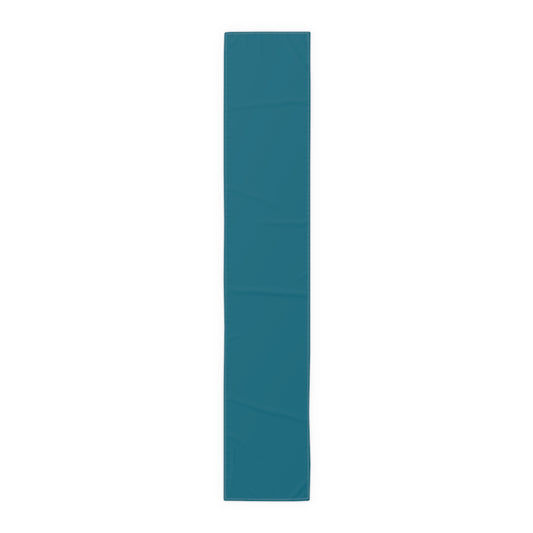 True Holiday Deep Ocean Blue Solids Table Runner