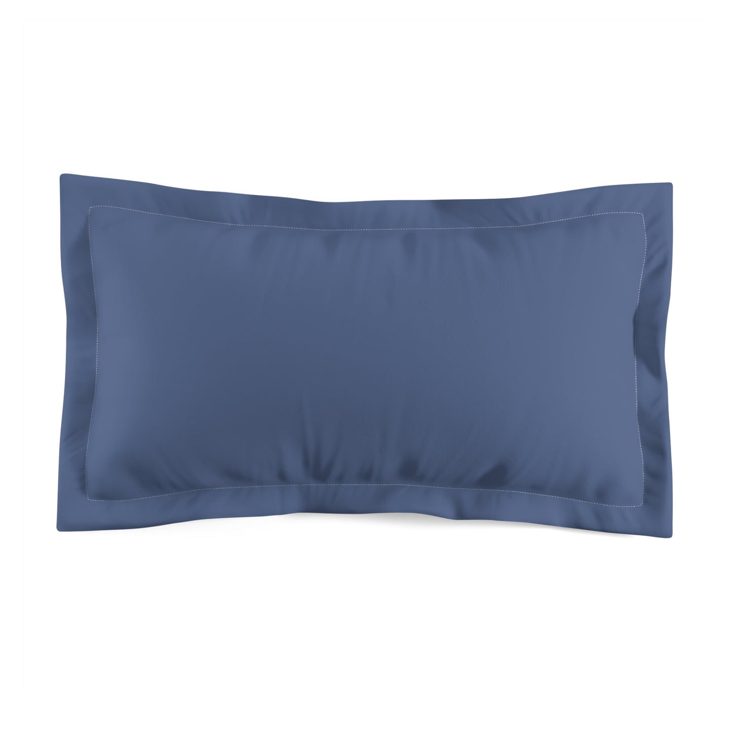 True Holiday Blue Nova Blue Solids Microfiber Pillow Sham