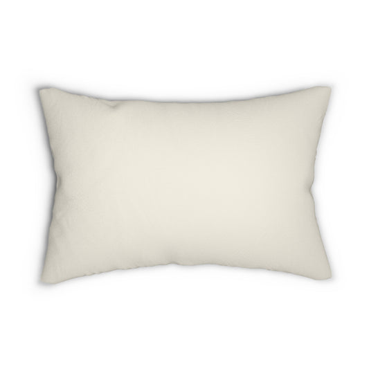 True Holiday White Cloud White Solids 20" x 14" Rectangular Throw Pillow
