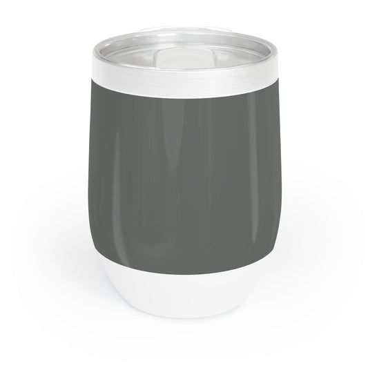 True Holiday Kitty Gray Gray Solids Chill Wine Tumbler