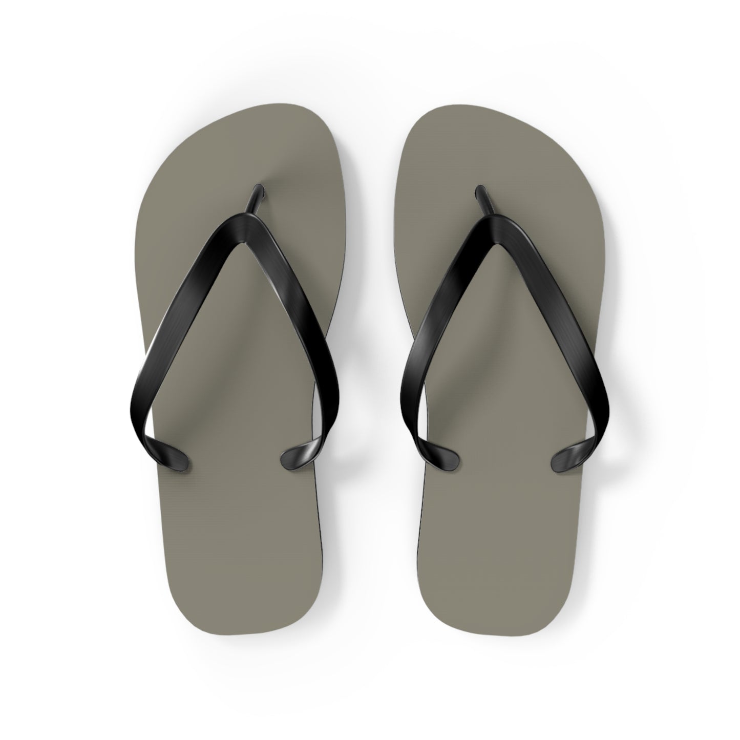 True Holiday Antique Pewter Green Solids Flip Flops