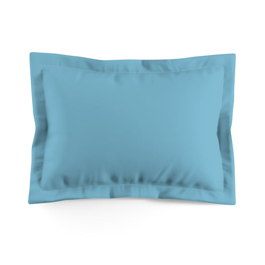 True Holiday Aquarium Blue Blue Solids Microfiber Pillow Sham