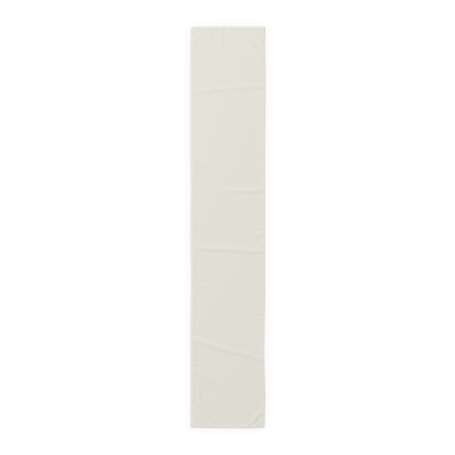 True Holiday Swiss Coffee White Solids Table Runner
