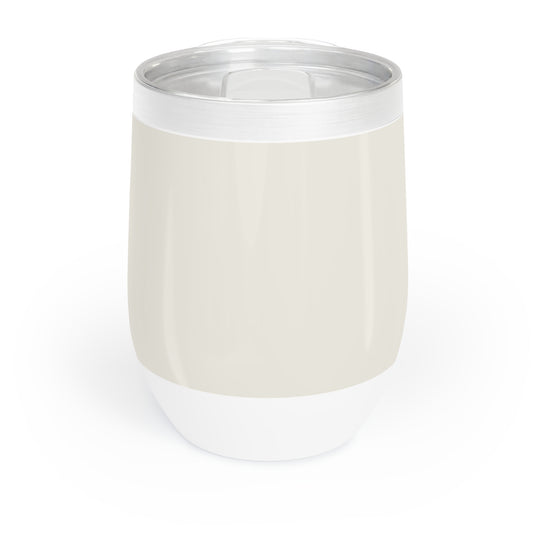 True Holiday White Dove White Solids Chill Wine Tumbler