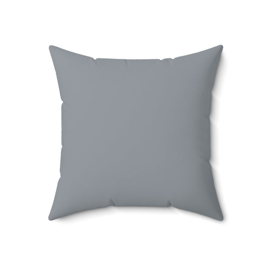 True Holiday Gray Cardigan Gray Solids 18" Square Throw Pillow