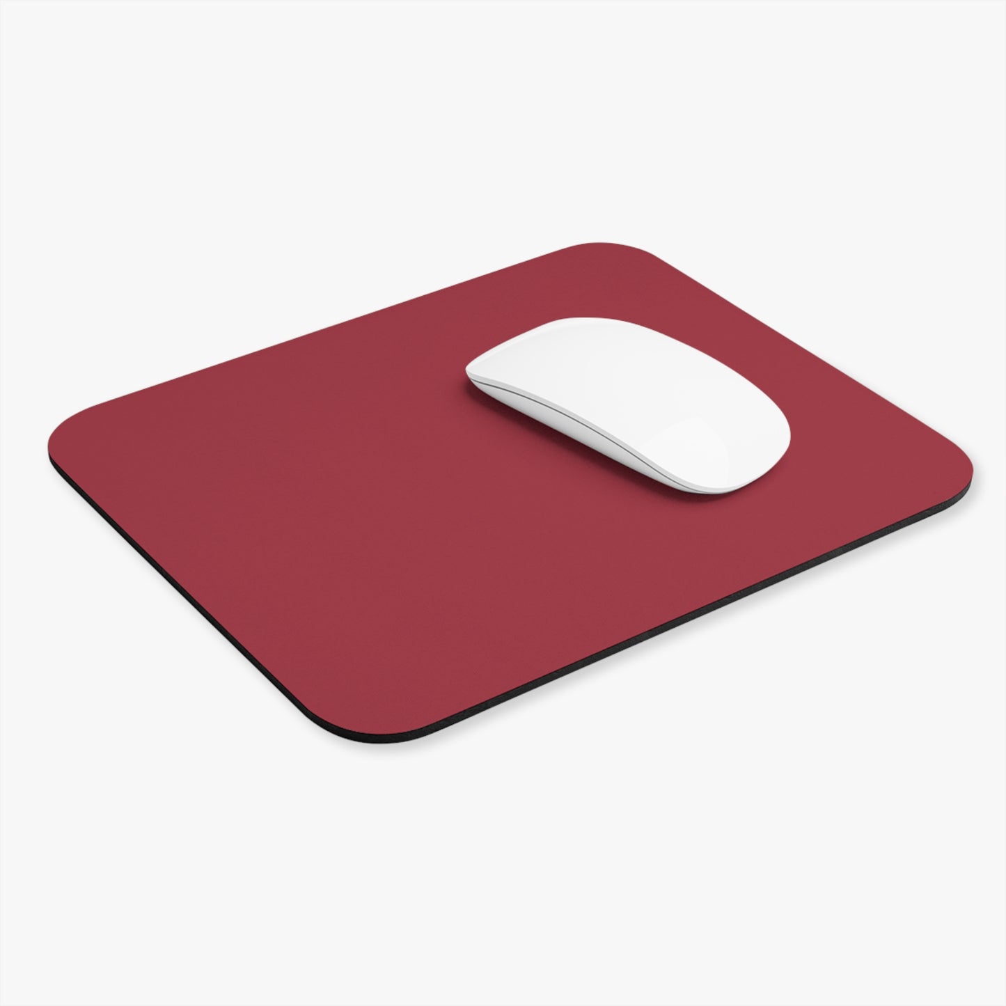 True Holiday Candy Cane Red Solids Mouse Pad