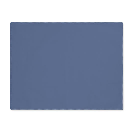 True Holiday Blue Nova Blue Solids Placemat