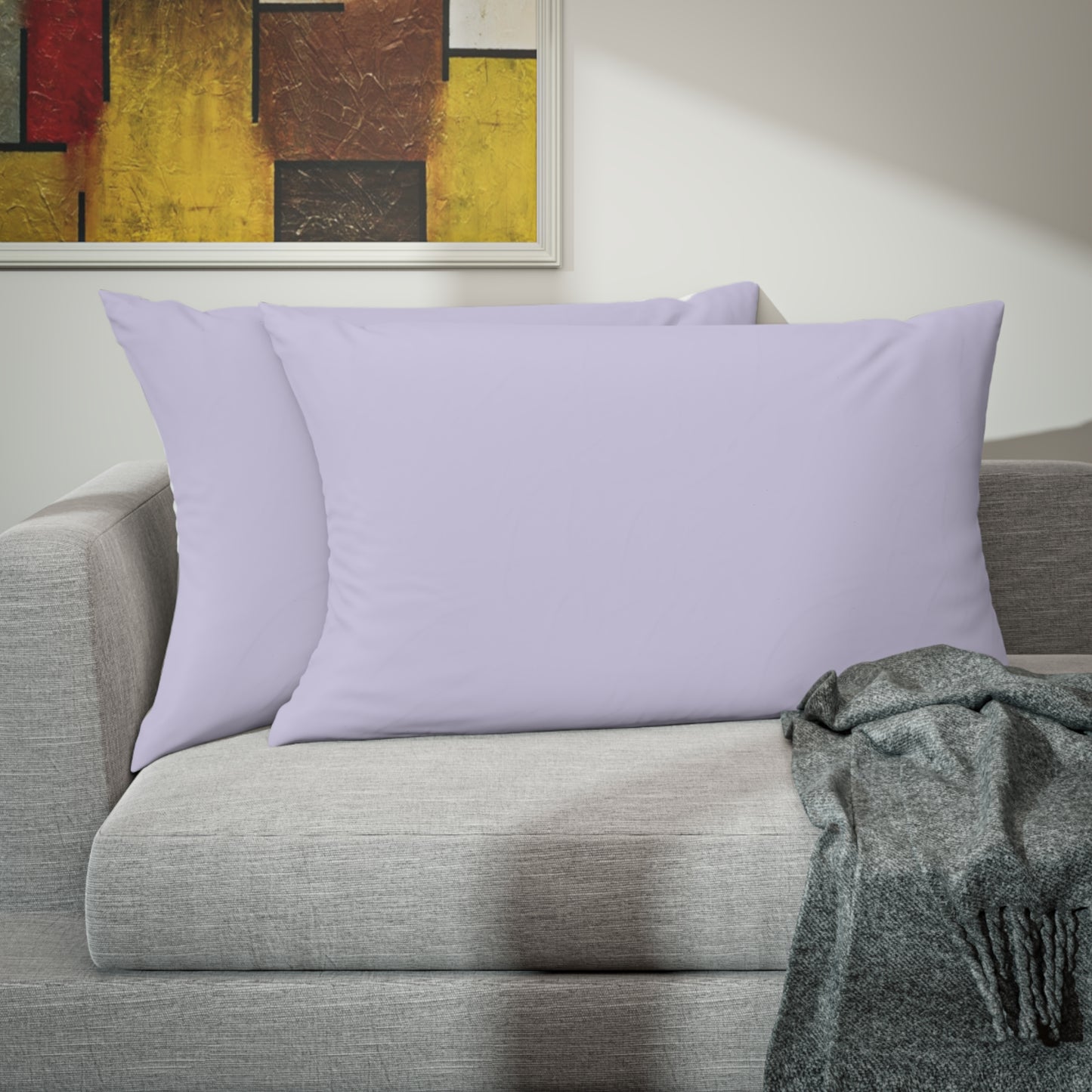 True Holiday Grape Ice Purple Solids Pillow Sham