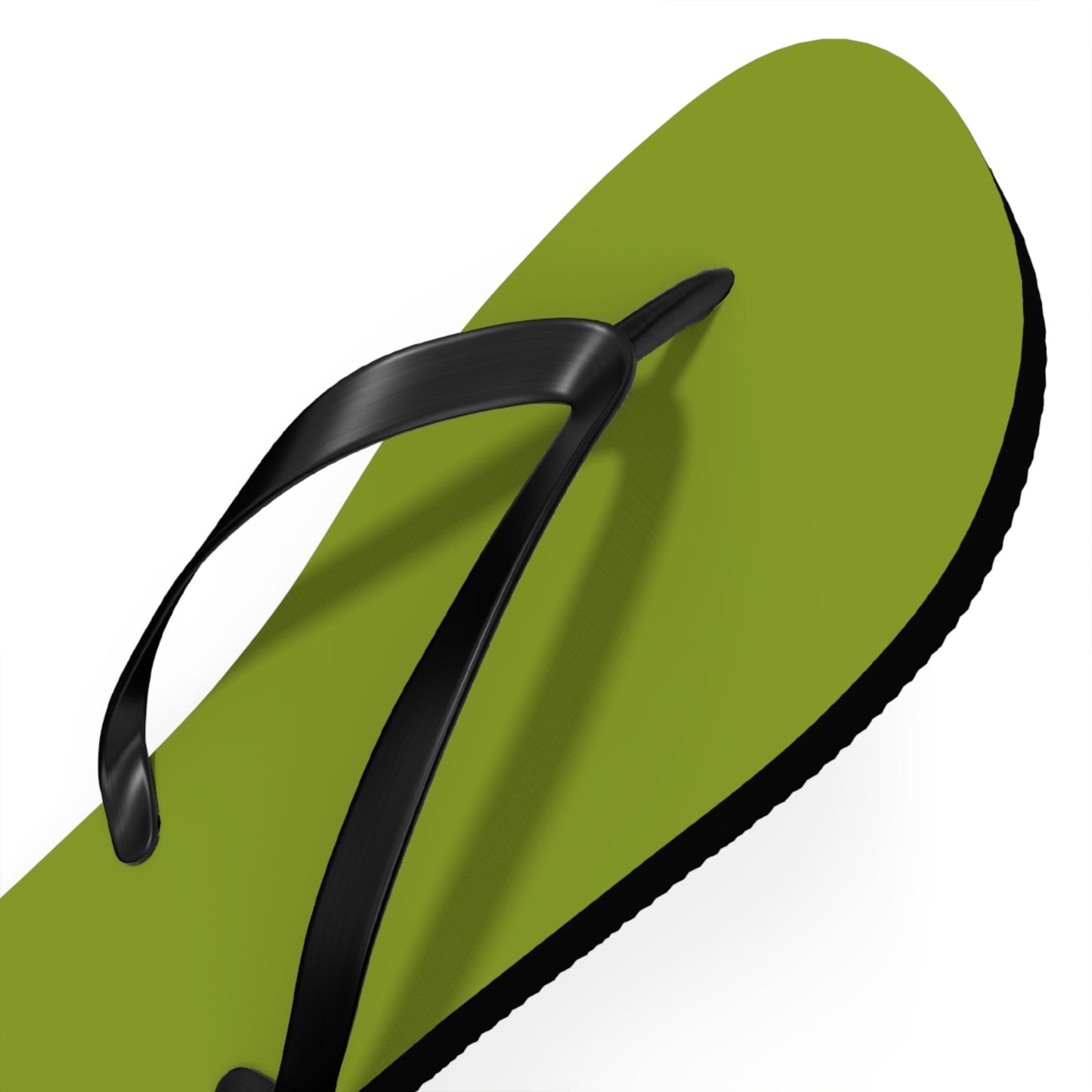 True Holiday Iguana Green Solids Flip Flops
