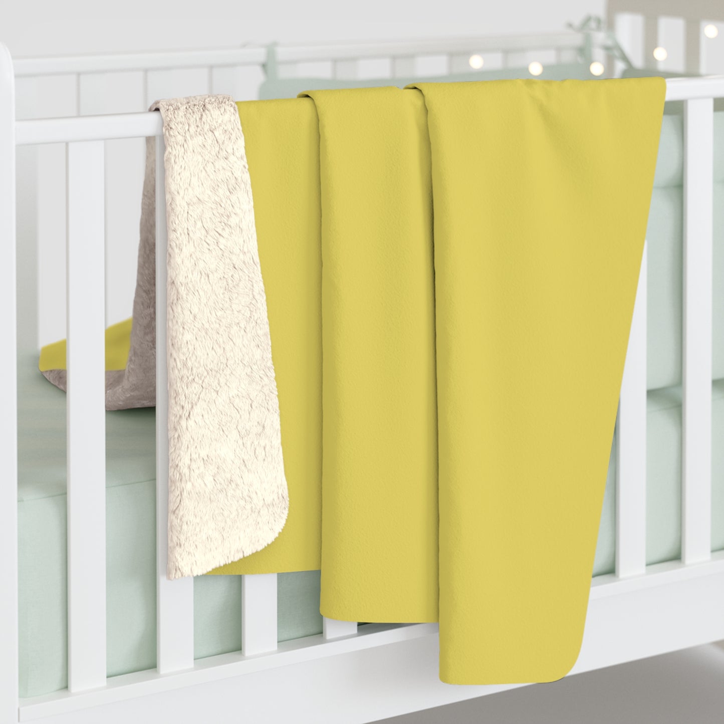 True Holiday Limelight Green Solids Throw Blanket