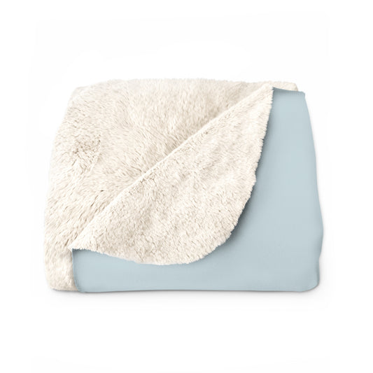 True Holiday Polar Sky Blue Solids Throw Blanket
