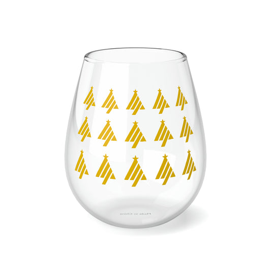 True Holiday Sun Kissed Yellow Solids 11.75oz Stemless Wine Glass