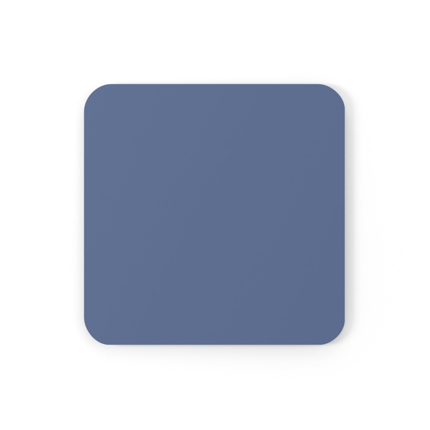 True Holiday Blue Nova Blue Solids Corkwood Coaster Set