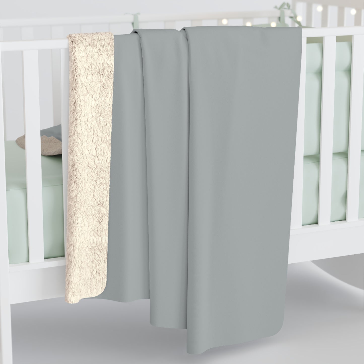 True Holiday Marina Gray Gray Solids Throw Blanket