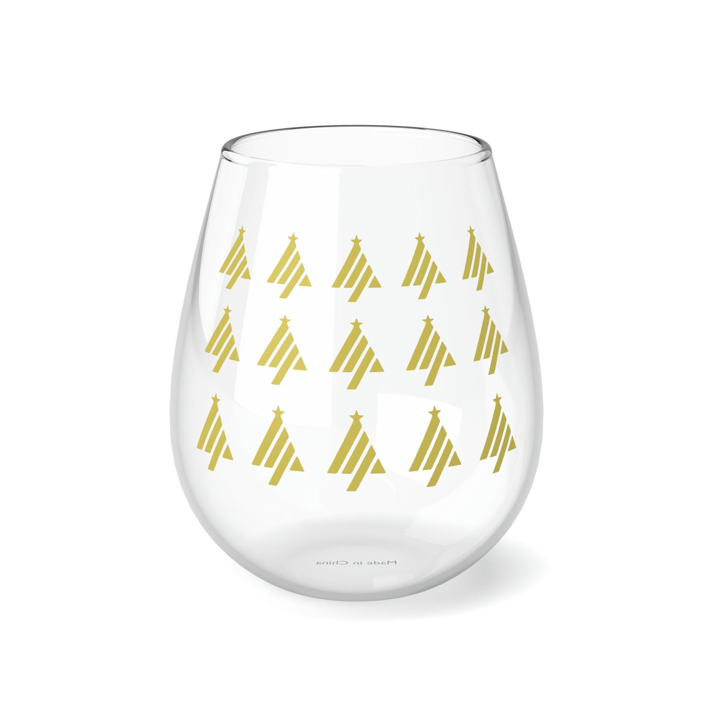 True Holiday Limelight Green Solids 11.75oz Stemless Wine Glass