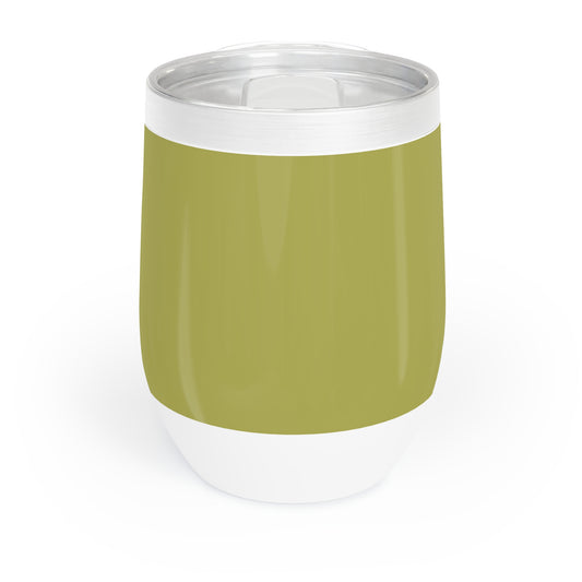 True Holiday Perennial Green Solids Chill Wine Tumbler