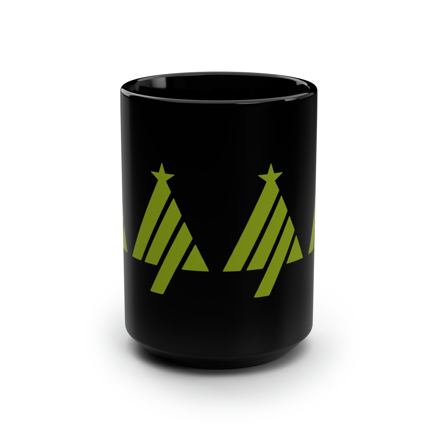 True Holiday Iguana Green Solids Black Mug, 15oz